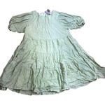Flying Tomato A. Cailen by flying tomatoes line green tiered dress size large Photo 0