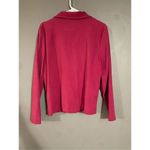 Briggs New York  Women Lightweight Button Up Barbie Pink Shacket Size Small Photo 3