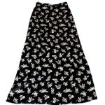 Byer California BYER Vintage Y2K Satin Floral Maxi Skirt WhimsiGoth Boho Feminine Size Small Photo 0