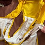 Boohoo Yellow monokini one piece swimsuit Photo 2