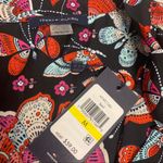 Tommy Hilfiger NWT  butterfly print tie neck top Photo 4