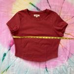 Madewell  Heavyweight Jersey Crewneck Tee - Antique Rose | Size XS Photo 3