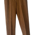L.L. Bean Women's Size 6 Tall Tan Corduroy Academia‎ Fall Straight Leg Pants Brown Photo 0