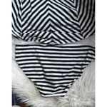 Jessica Simpson Stylish Black and White Striped Bandeau Tankini Set Size Large Photo 1