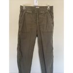 Marine layer  Olive Green Linen Blend Cargo Joggers Pants Womens Small‎ 17416 Photo 1