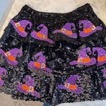 Peach Love California  Feelin' Witchy black sequin tiered mini skirt Photo 4