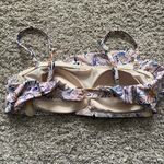 Kona Sol Pink and Orange Ruffled Crop Camisole Photo 1