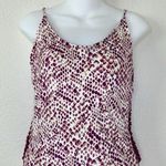 Ambrielle Size XL Animal Print One Piece Swimsuit Purple Photo 2