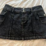 Boutique Black Denim Skirt Photo 0