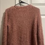 Candie's  Soft Mauve Crew Neck Sweater Photo 5