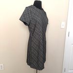 Spanx Ponte Mini Dress in Jacquard Black and White Size Medium Photo 5