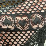 Club Z Collection NWT Black Mesh Heart Racerback Maxi Dress Swim Cover Up Size L Photo 9