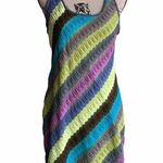 Muse pastel multicolored sleeveless dress Green Size M Photo 0