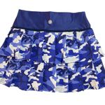 Faye & Florie Blue Camo Lisa Skirt & Racer Tank Athletic Tennis Skirt Set Sz M Size M Photo 2