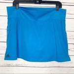 Adidas  Aqua Blue Aeroready Club Tennis Skirt Size XL Athletic Outdoor Photo 7