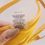 Minimale Animale  The Lucid Rib Bikini Top Saffron Ribbed Yellow Photo 2