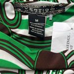 Vertigo Paris  Sleeveless Dress Green, Brown, and Tan  Size M Photo 3