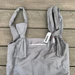 LeSportsac NWT Y2K New  Boutique Camille Pewter Grey Tote Bag Purse w Bow Handles Photo 1