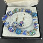 East 5th  Women Bracelet and Earrings Set Artisan Fashion Jewelry New Floral Photo 1