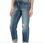 Rock & Republic INDEE boyfriend distressed jeans 6 Cropped GUC 0247 Photo 1