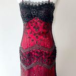 Vintage Gothic Prom Dress Red Size M Photo 6