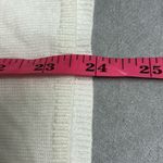 EXPRESS  Small White Rhinestone Embellished Shoulders Scoop Neck Knit Top Bling Photo 9