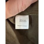 Tuckernuck  Army Green Steele  Long Sleeve Button Front Pockets XL Linen Blend Photo 4