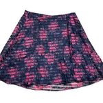 Torrid Women's Plus Size 24 Red Floral A-Line Knee Length Skirt Feminine Photo 0