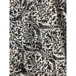 Marada Womens Kimono Jacket Black & Beige Floral Pattern Size M Photo 4