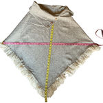 Mexican Artisan Reversible Woven Poncho • Pink Multicolor • Boho Festival Wrap Tan Size undefined Photo 8