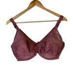 Understance Lace Underwire Bra Womens 34J Dark Rose Romantic Feminine Pink Size undefined Photo 1