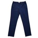 Jennifer Lopez Navy Blue Cropped Dress Pants Photo 28