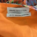 Urban Outfitters Linen Blend Geometric Mini Skirt Festival Boho Bright Statement Photo 3