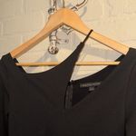 Boston Proper  dress asymmetrical Shoulder Black 3/4 length sleeve NEW XS Photo 1