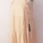 Halter Ruffle Tiered Boho Hippie Gypsy Beach Dress Orange Photo 1