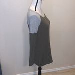 Red Haute  dark green ribbed stretchy knit sweater Photo 3