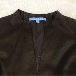 Antonio Melani Brown Fitted Sheath Dress Knee Length Stretch Cap Sleeve Size 4 Photo 2