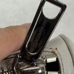 Rebecca Minkoff  Crossbody Bag Leather‎ Silver Hardware Pale Gray Small Photo 11