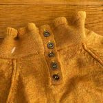 Free People Women’s Mustard Pullover Sweater 100% Merino Wool - XS Photo 7
