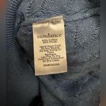 Sundance Size Medium Frances Ruffle Turtleneck Sweater Blue Photo 8