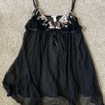 Felina Sheer Embroidered Babydoll Slip Photo 0