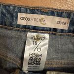 ASOS Remo Distressed Jeans Boyfriend Fit Frayed Hem Capri Jeans size 25 Photo 3