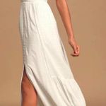 Lulus Maxi Dress White Photo 0