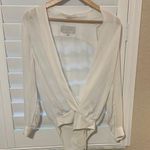 Michelle Mason  silk bodysuit blouse size 6 Photo 0