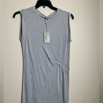 Bench Women Size Medium New Jersey sleeveless Gray Midi Dress‎ Photo 1