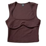 SheIn Brown cropped top Photo 0