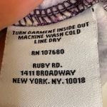 Ruby Rd Purple Embellished Knit Blouse Sequin Accent 3/4 Sleeve Dressy Casual XL Photo 4