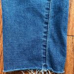 Ashley Mason distressed belted blue jeans. Size 7 Photo 4