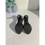 Michael Antonio  Black Ankle Strap High Heels Photo 7