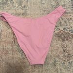 Everlane NWT  Mauve Thigh High Bikini Bottom Medium High Leg Cheeky High Waist Photo 10